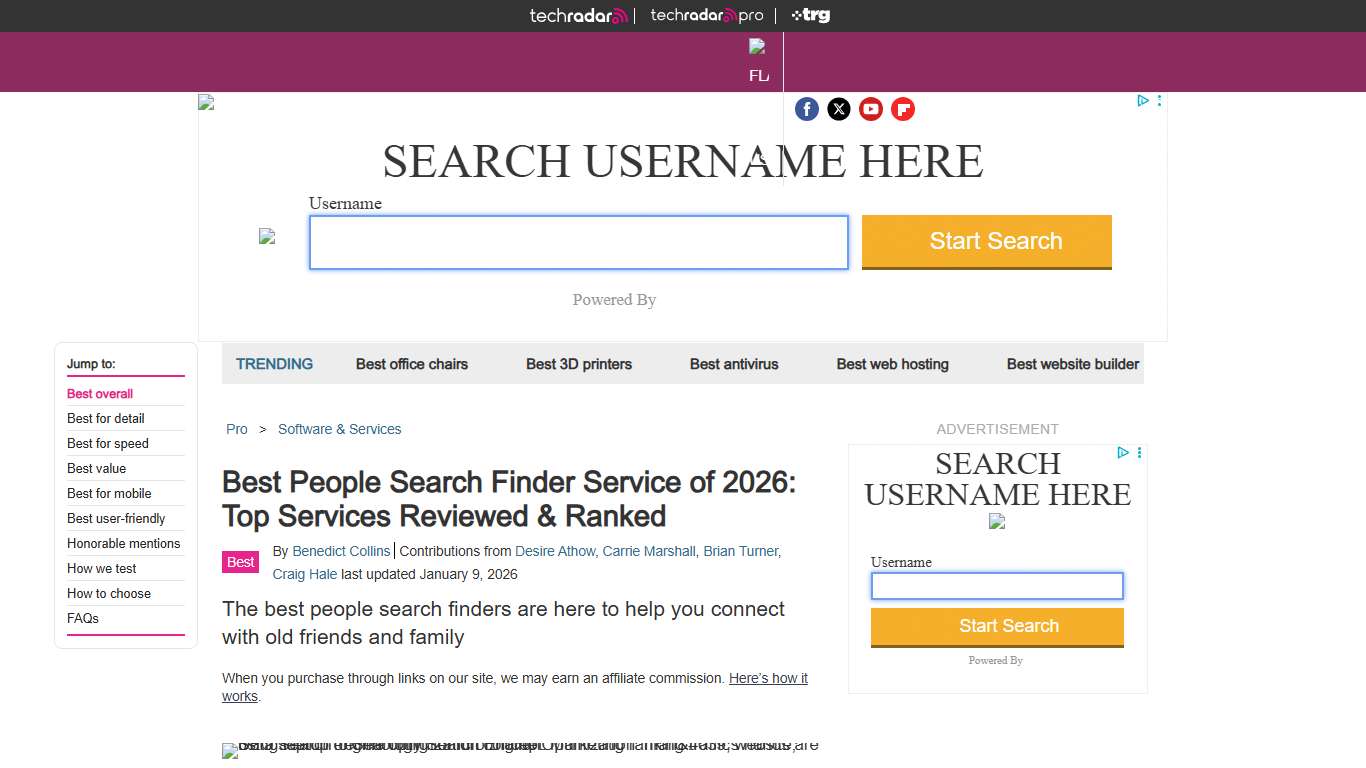 Best people search finder service of 2026: reviewed, ranked and rated TechRadar